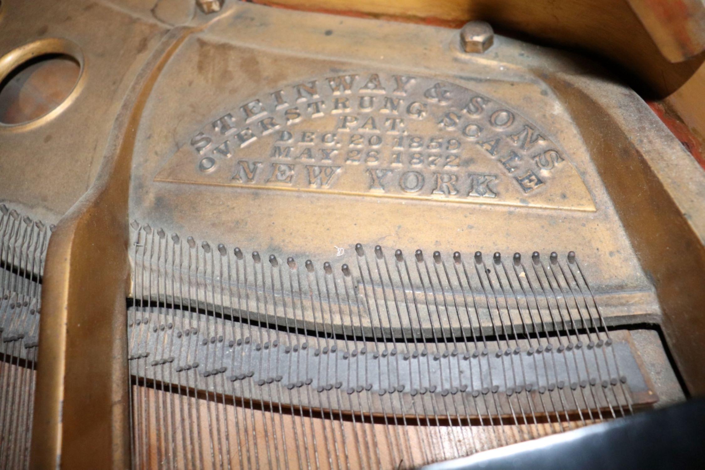 Beautiful Ebonized Steinway Model M Retouched Case Circa 1910 1