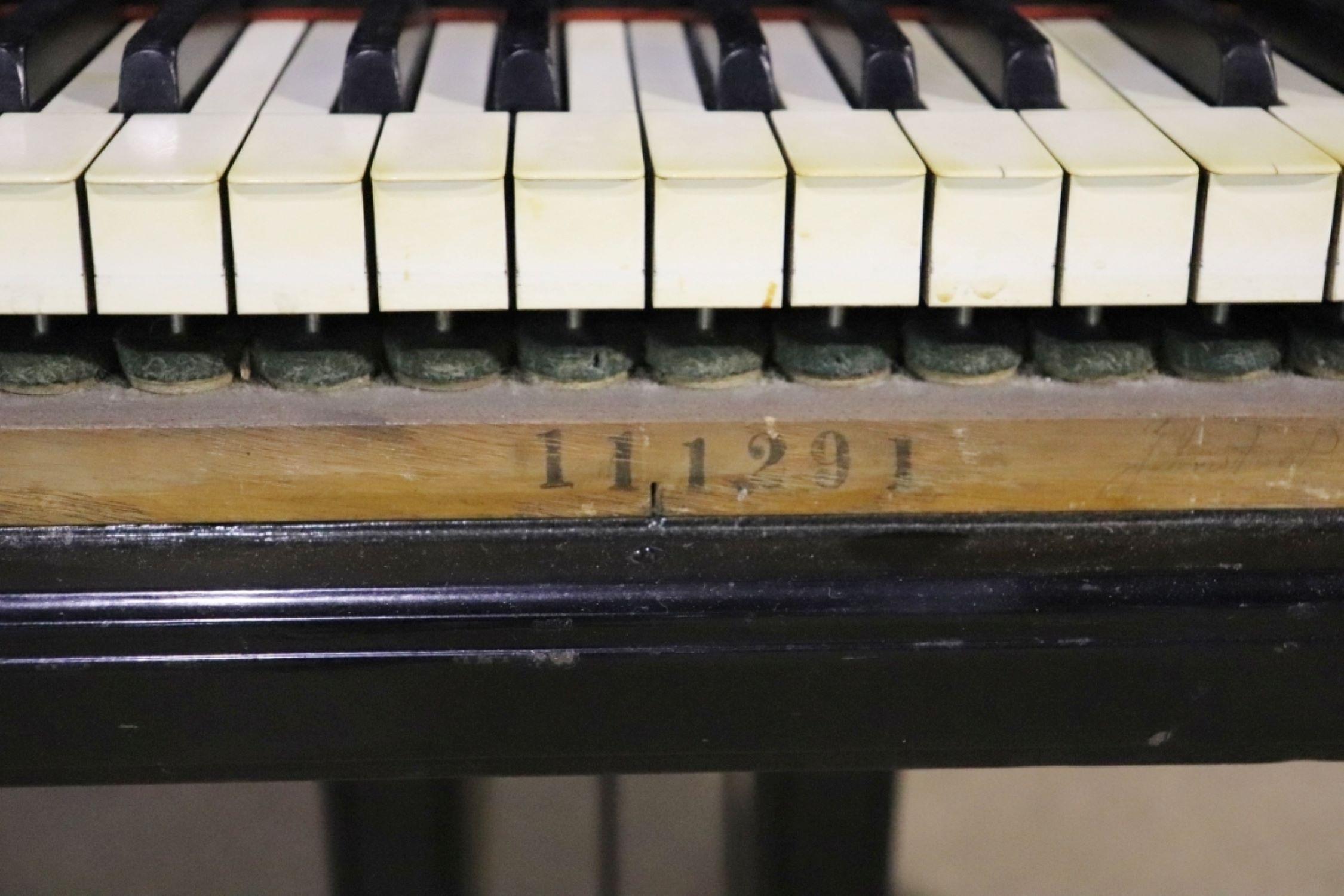 Beautiful Ebonized Steinway Model M Retouched Case Circa 1910 2