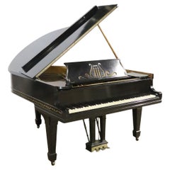 Beautiful Ebonized Steinway Model M Retouched Case Circa 1910