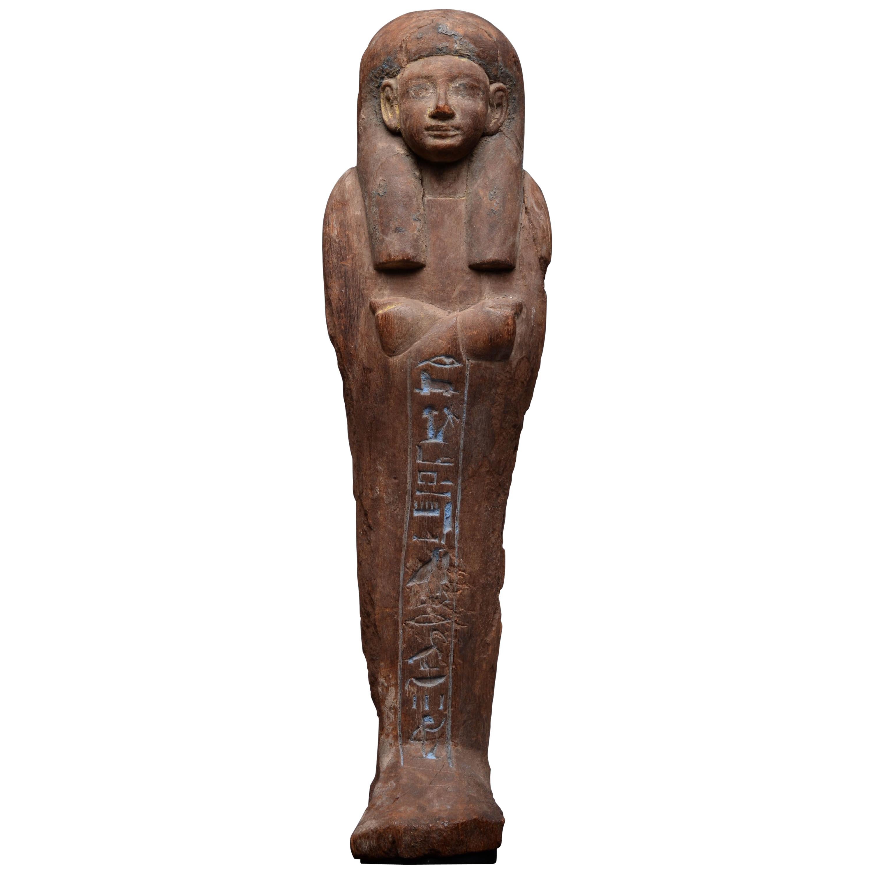 Ancient Egyptian New Kingdom Shabti for Iuferbaku
