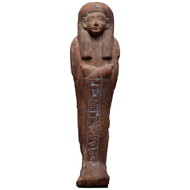 Ancient Egyptian shabti figure, 1550 BC, offered by ArtAncient