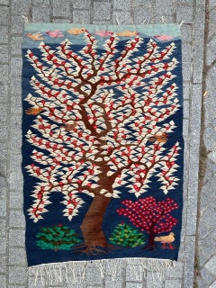 Beautiful Egyptian Wissa Wassef Style Hand Woven Tapestry