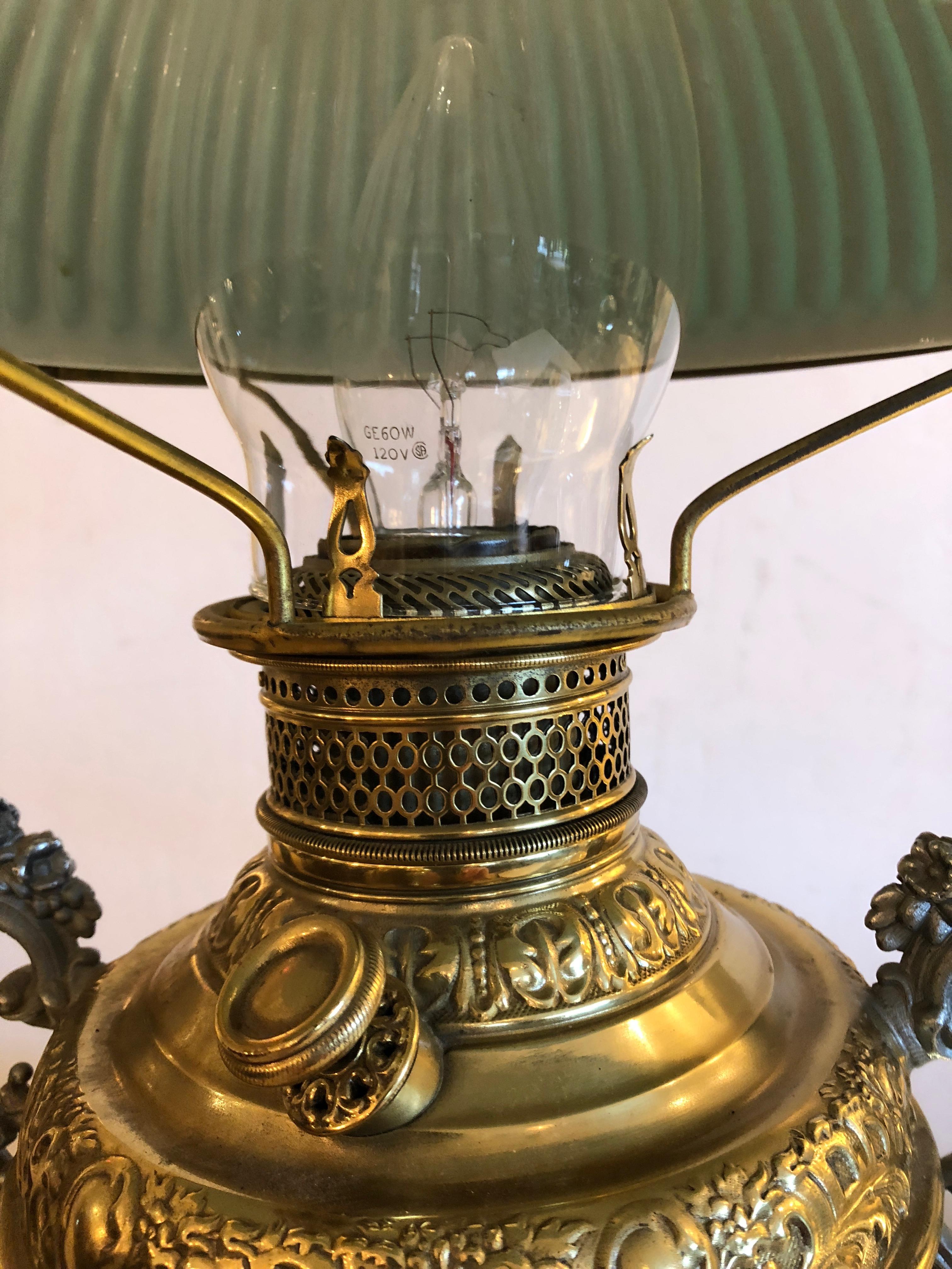 antique rochester oil lamps