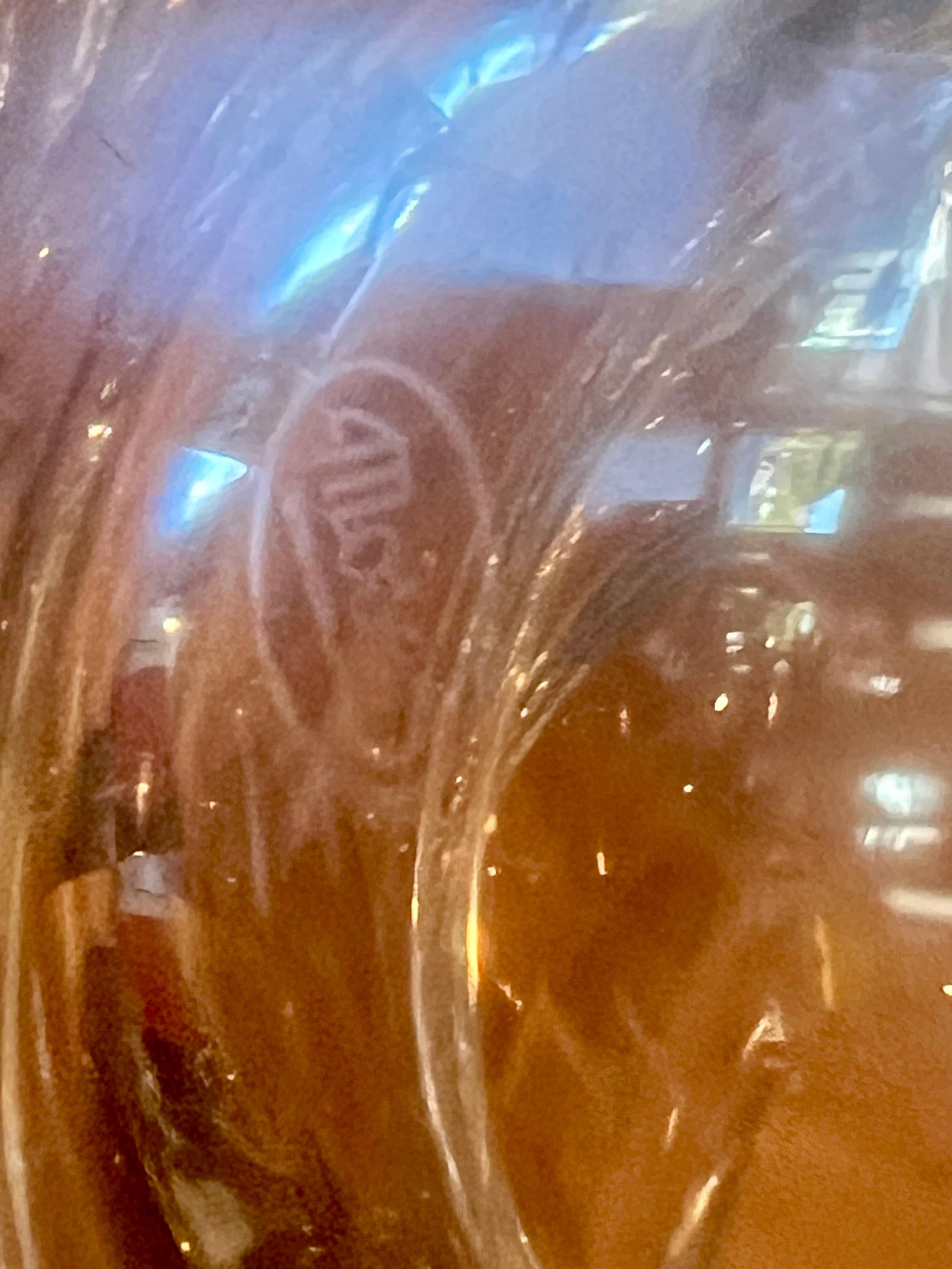Classique américain Magnifique vase en cristal estampillé Moser en vente