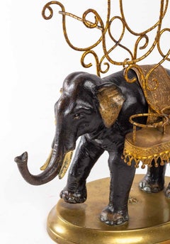 Beautiful Elephant Liqueur Cellar, Late 19th Century