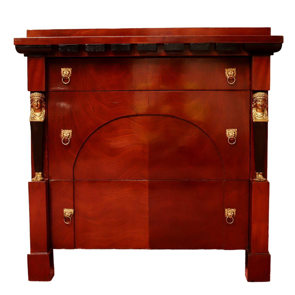 Beautiful Empire Style Chest of Drawers For Sale 3