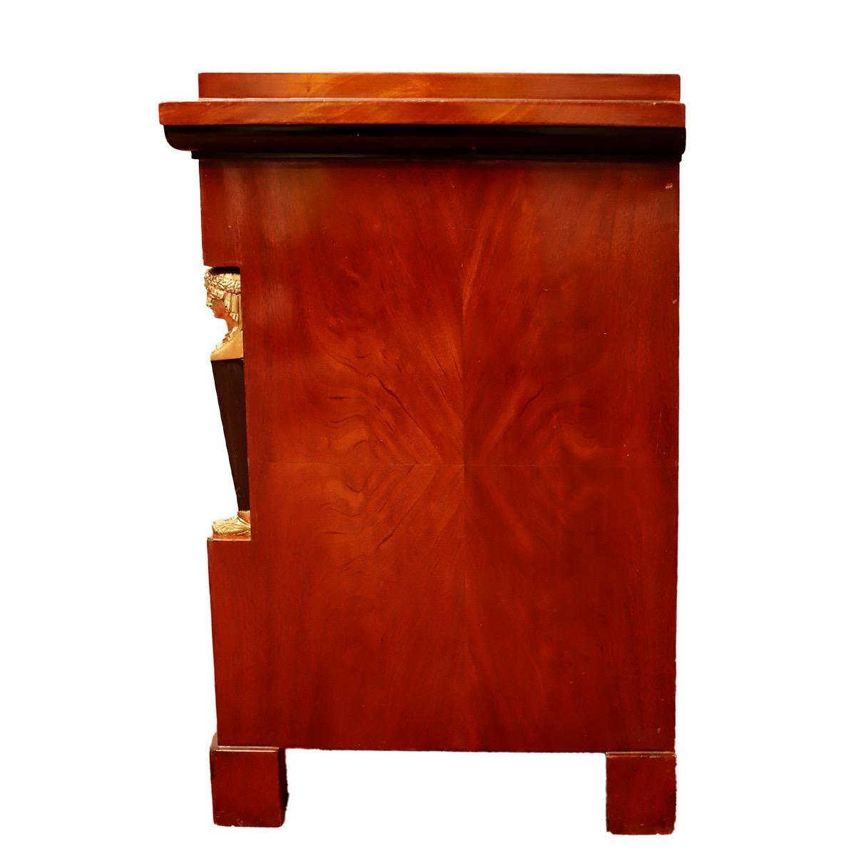 Beautiful Empire Style Chest of Drawers For Sale 11