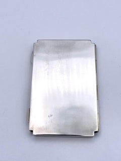 Beautiful Enamel & Sterling Hinged Box