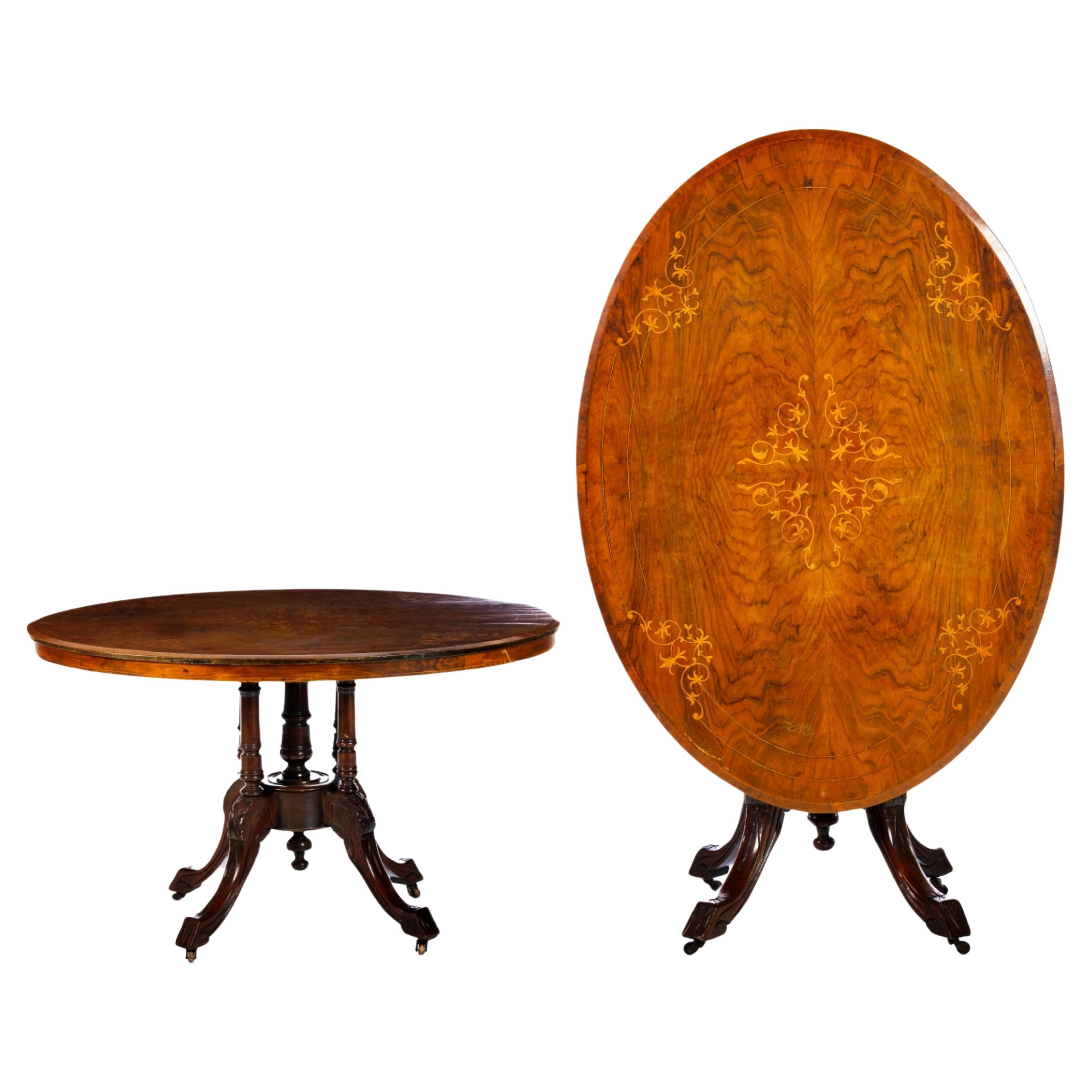Magnifique table centrale anglaise du 19ème siècle en vente