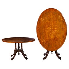 Beautiful English Center Table 19th Century