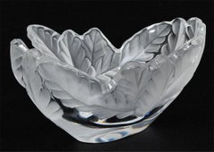 Beautiful Exquisite Estate Original Mini Champs Elysees Design Lalique Bowl