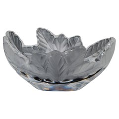 Beautiful Exquisite Estate Original Mini Champs Elysees Design Lalique Bowl