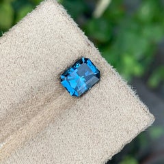 Beautiful Fancy Cut London Blue Topaz 2.90 Carats Topaz Gemstone Mystic Topaz