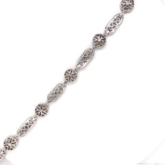 Beautiful Fancy Yellow Diamond Bracelet Set in 18 Karat White and Yellow Gold