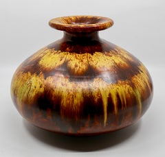 Beautiful Fat Lava Spherical Vase