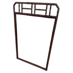 Miroir Henredon Faux Bambou