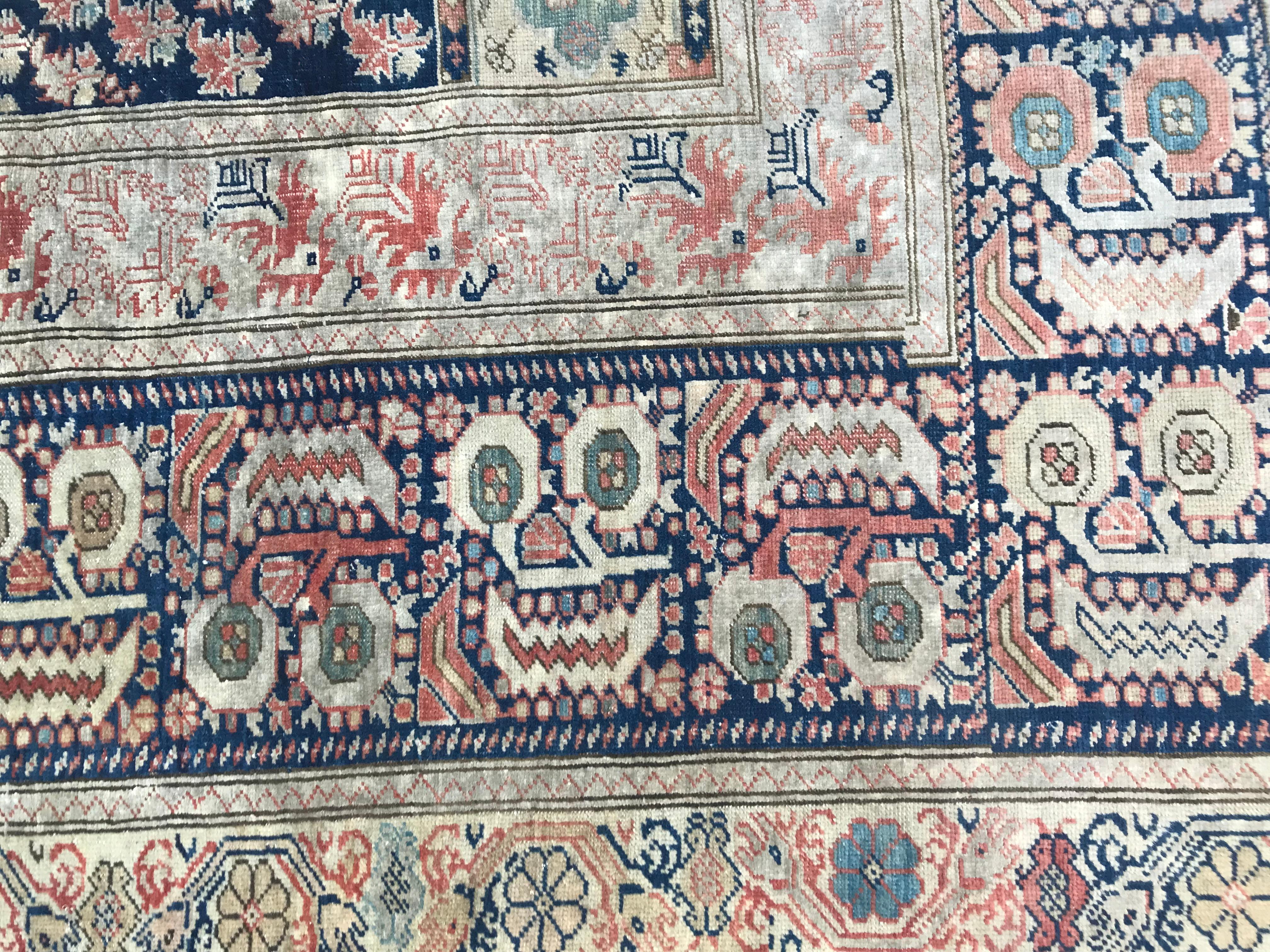 Bobyrug’s Beautiful Fine Antique Turkish Panderma Rug For Sale 4