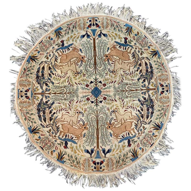 Beautiful Fine Naïn Round Rug at 1stDibs