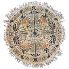 Beautiful Fine Naïn Round Rug