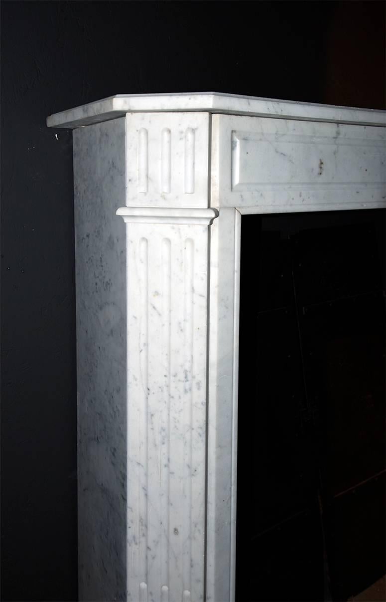 European Beautiful Fireplace Mantel, 19th Century
