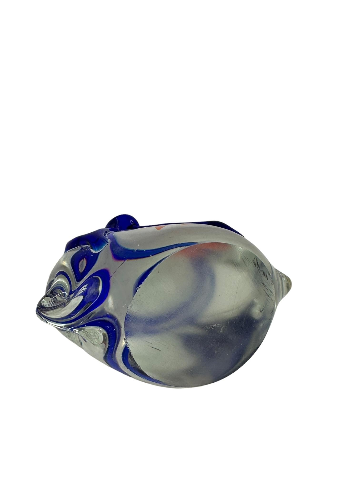 Pisapapeles Acuario Hermoso Pez de Murano de Vidrio Artístico Italiano en Bueno estado para la venta en Nuernberg, DE