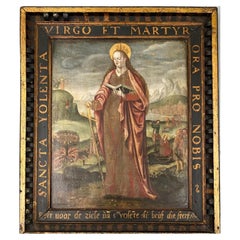 Beautiful Flemish School "Virgin and Martur", 16th Century