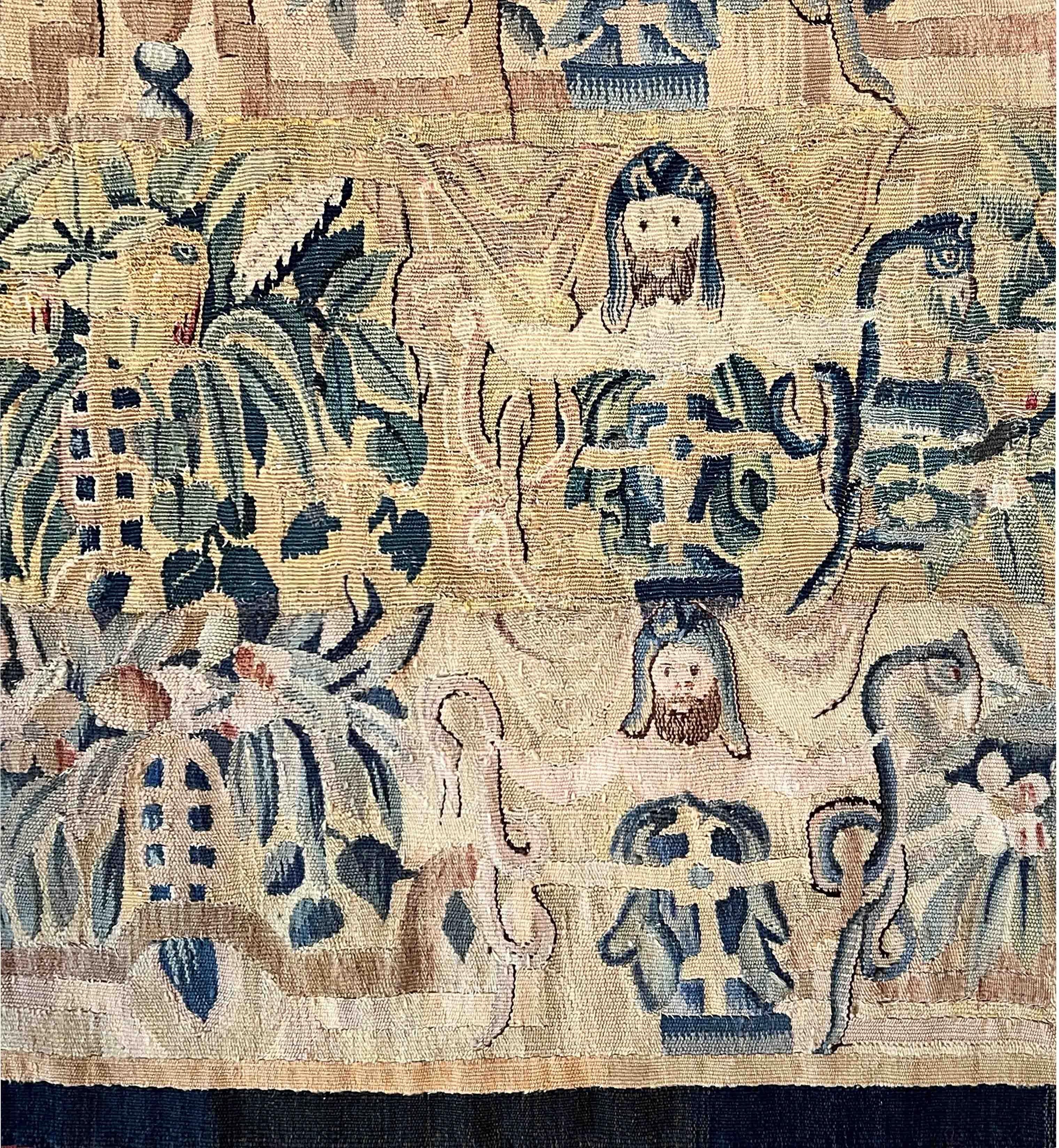 French Beautiful Flemish Tapestry 17th. Century - n° 1163