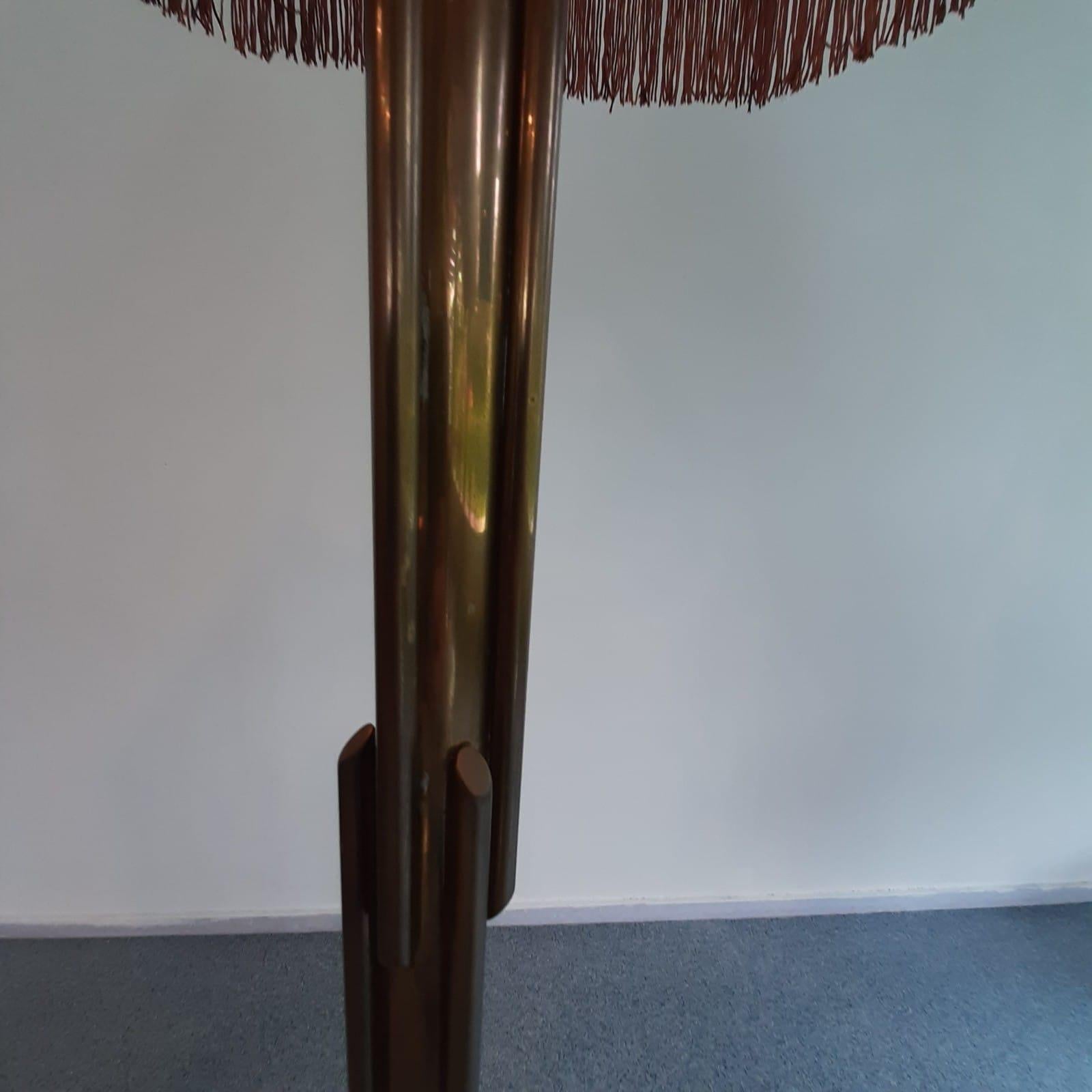 Dutch Beautiful floor lamp from the Amsterdamse School era For Sale