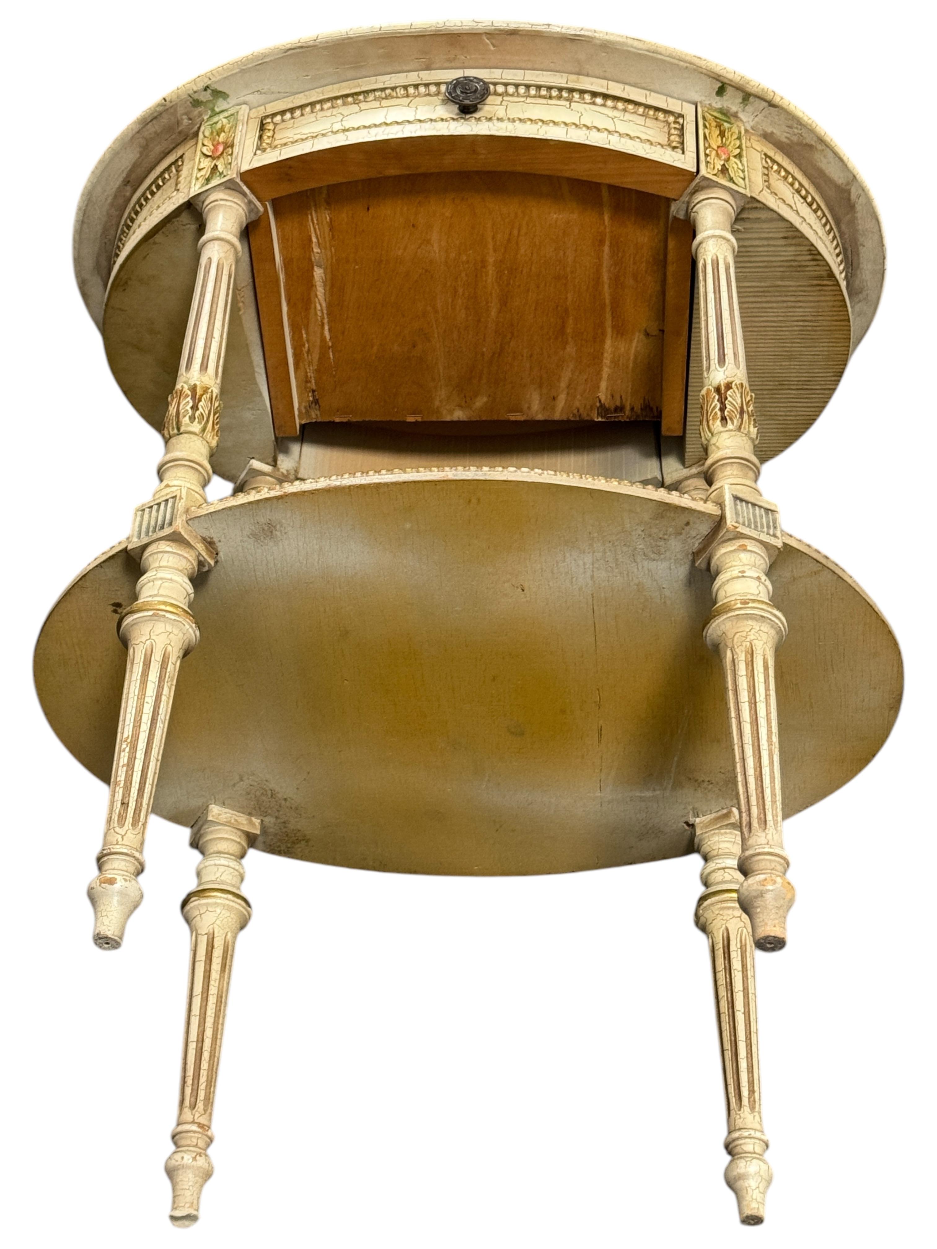 Schöner Francesco Meroni Italienischer Beistelltisch oder Konsolentisch mit Schublade, 1960er Jahre im Angebot 6