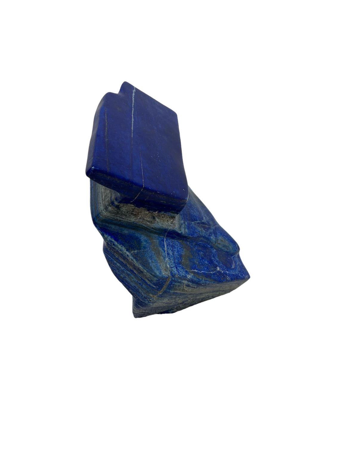 Lapis Lazuli Beautiful Freeform Lapis Sculpture Large Size and Shape  