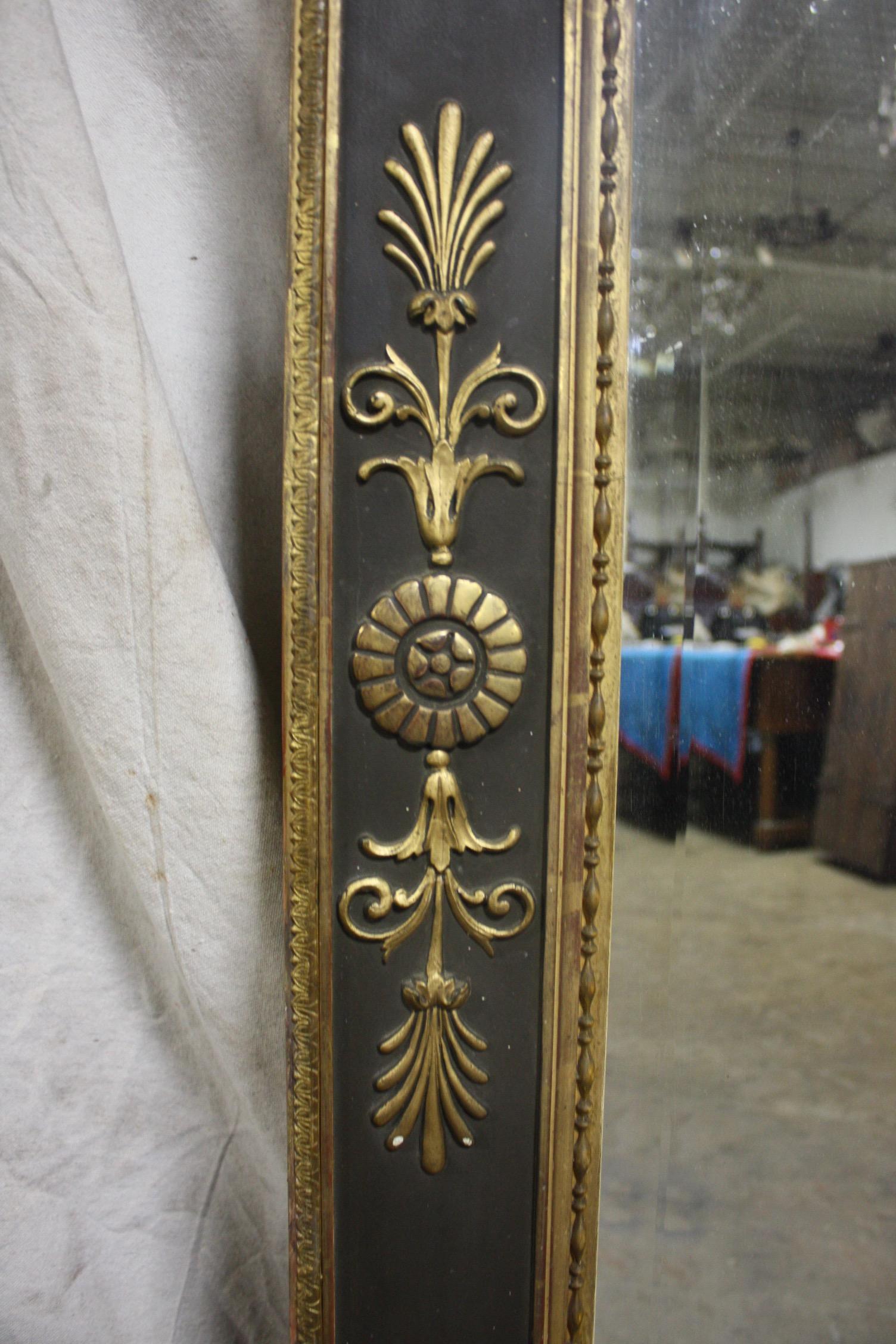 Precioso espejo francés del siglo XIX Madera dorada en venta