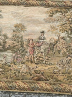 Beautiful French Aubusson Style Jacquard Tapestry