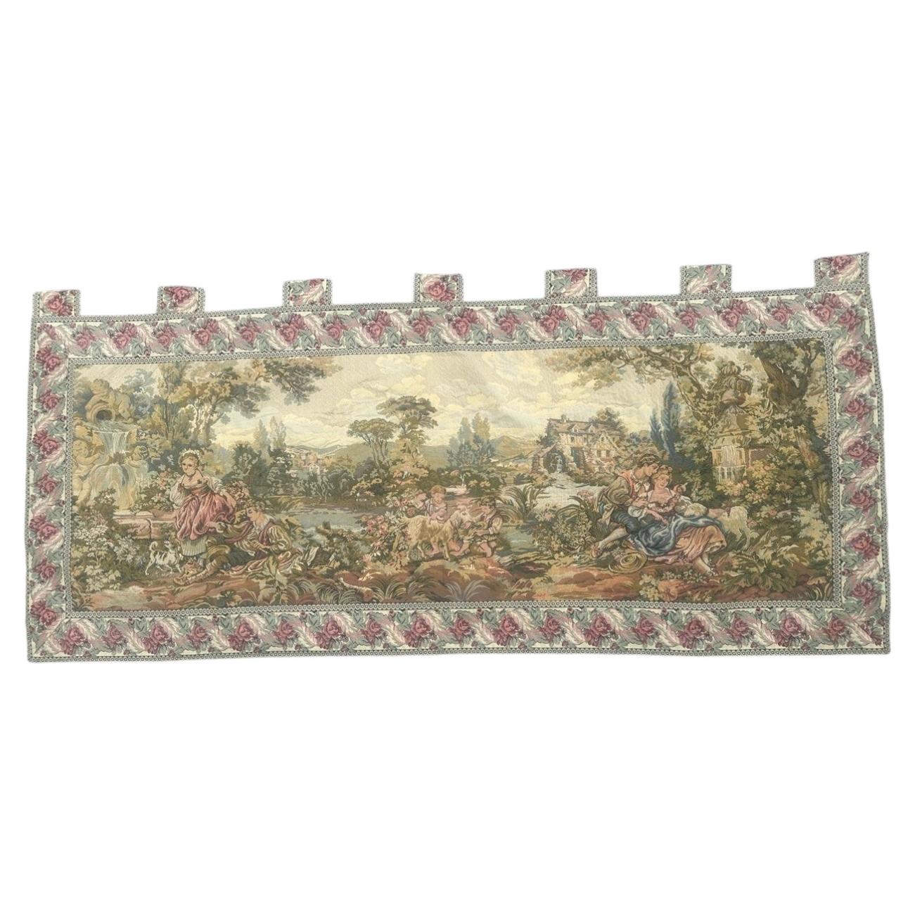 Beautiful French Aubusson Style Jacquard Tapestry