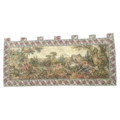 Schöne französische Aubusson Stil Jacquard Wandteppich