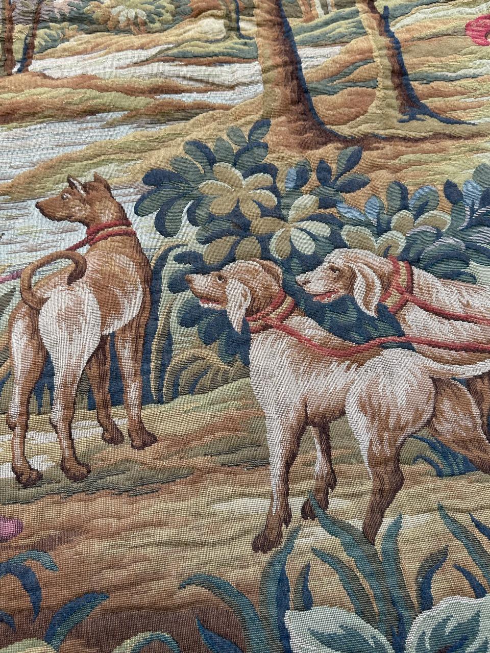 Schöne französische Aubusson-Stil Jacquard-Wandteppich 