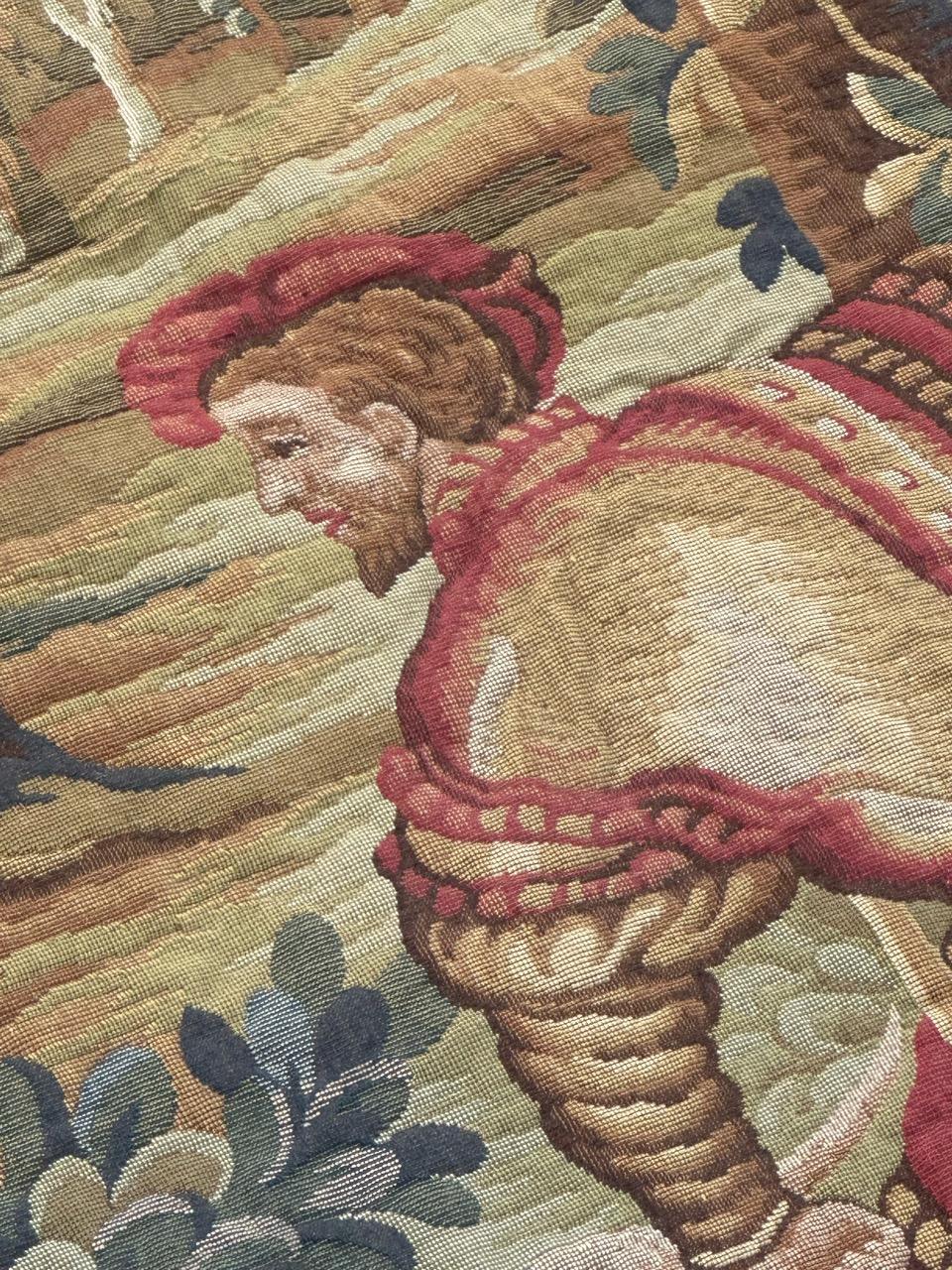 Schöne französische Aubusson-Stil Jacquard-Wandteppich 
