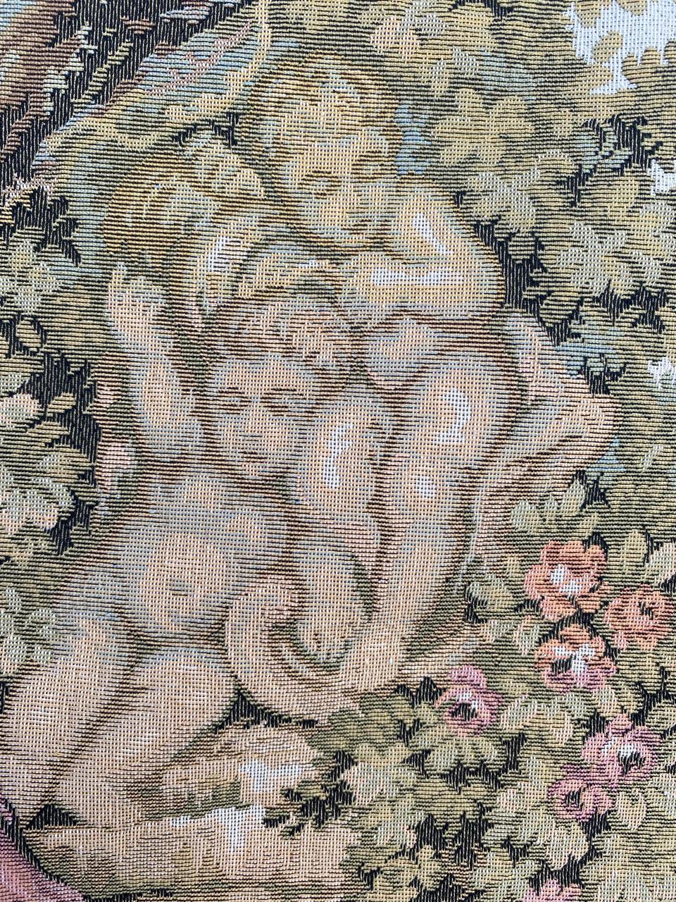 Bellissimo arazzo francese in stile Aubusson Jaquar di Bobyrug in vendita 3