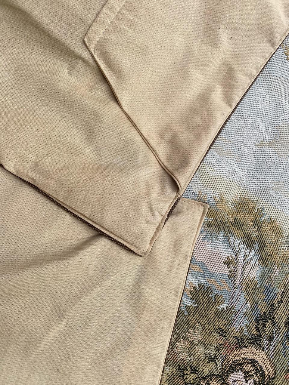 Bellissimo arazzo francese in stile Aubusson Jaquar di Bobyrug in vendita 9