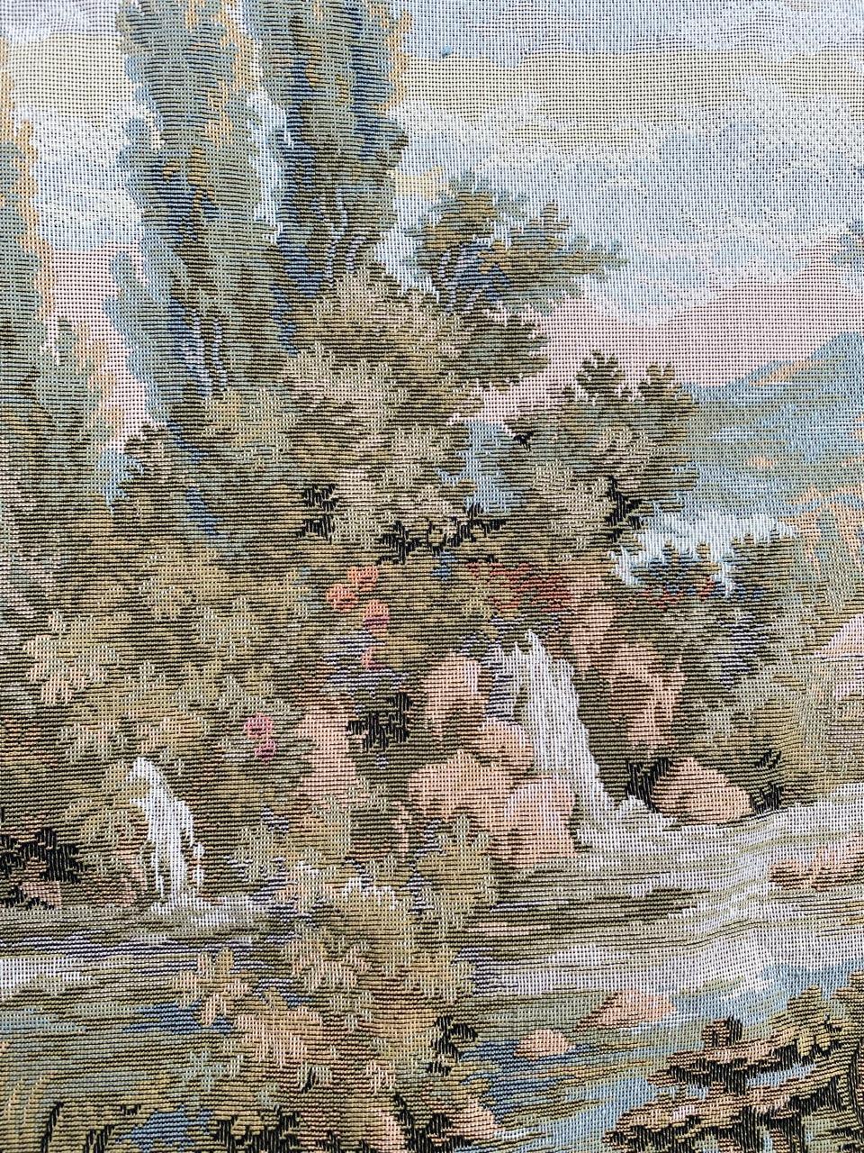 Lana Bellissimo arazzo francese in stile Aubusson Jaquar di Bobyrug in vendita