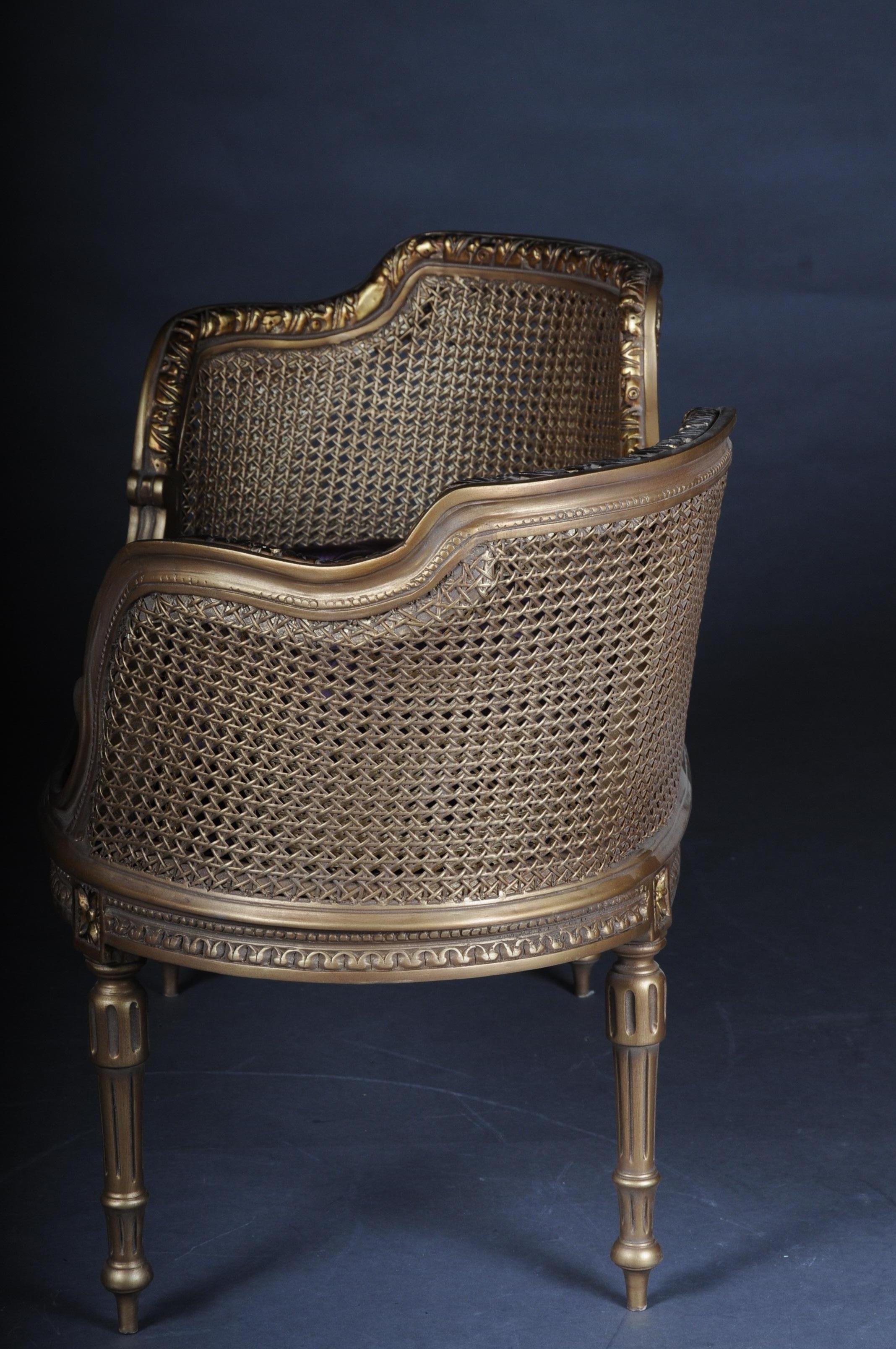 Hêtre Magnifique banc, canapé français de style Louis XVI en vente