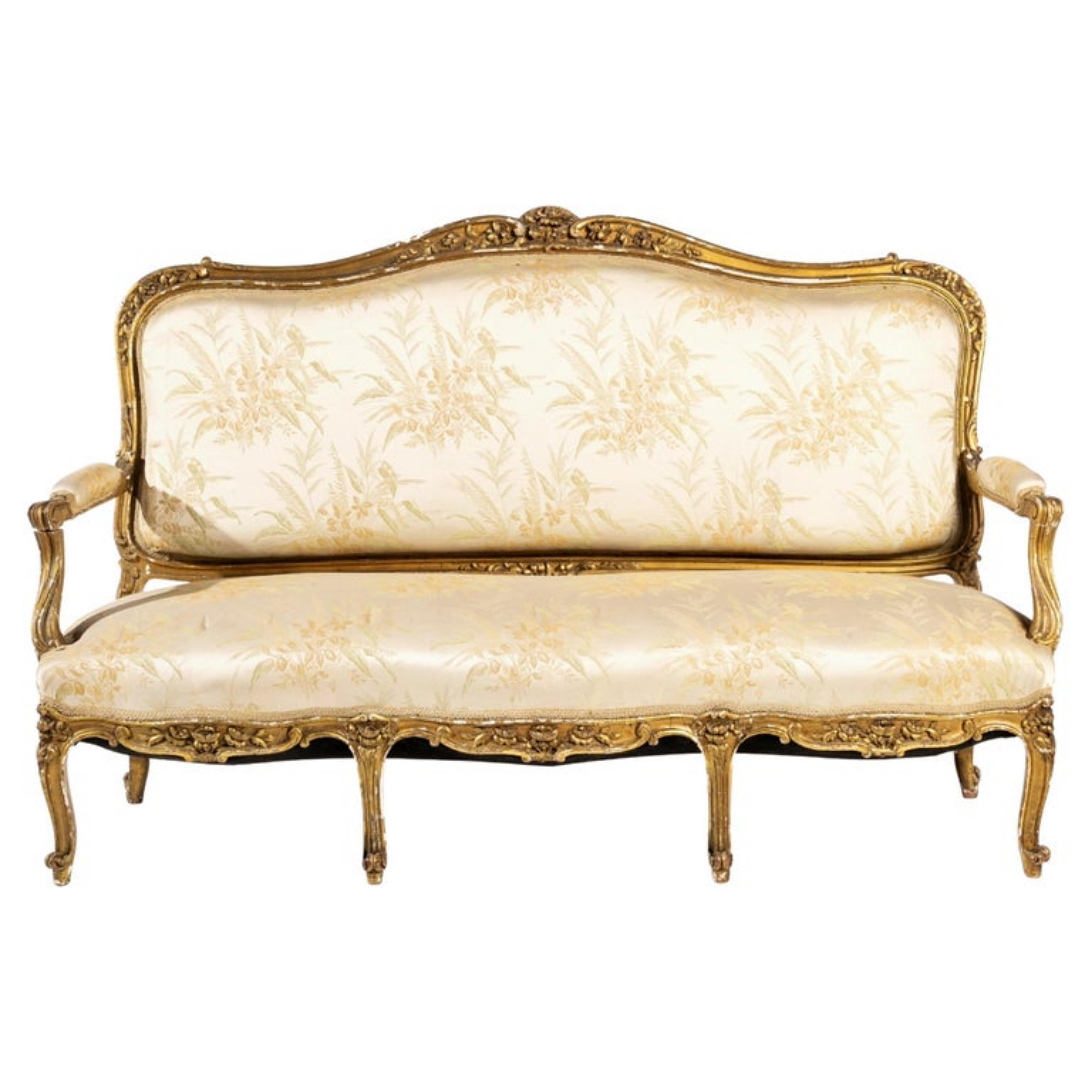 Beautiful French Canape 18th Century In Good Condition For Sale In Madrid, ES
