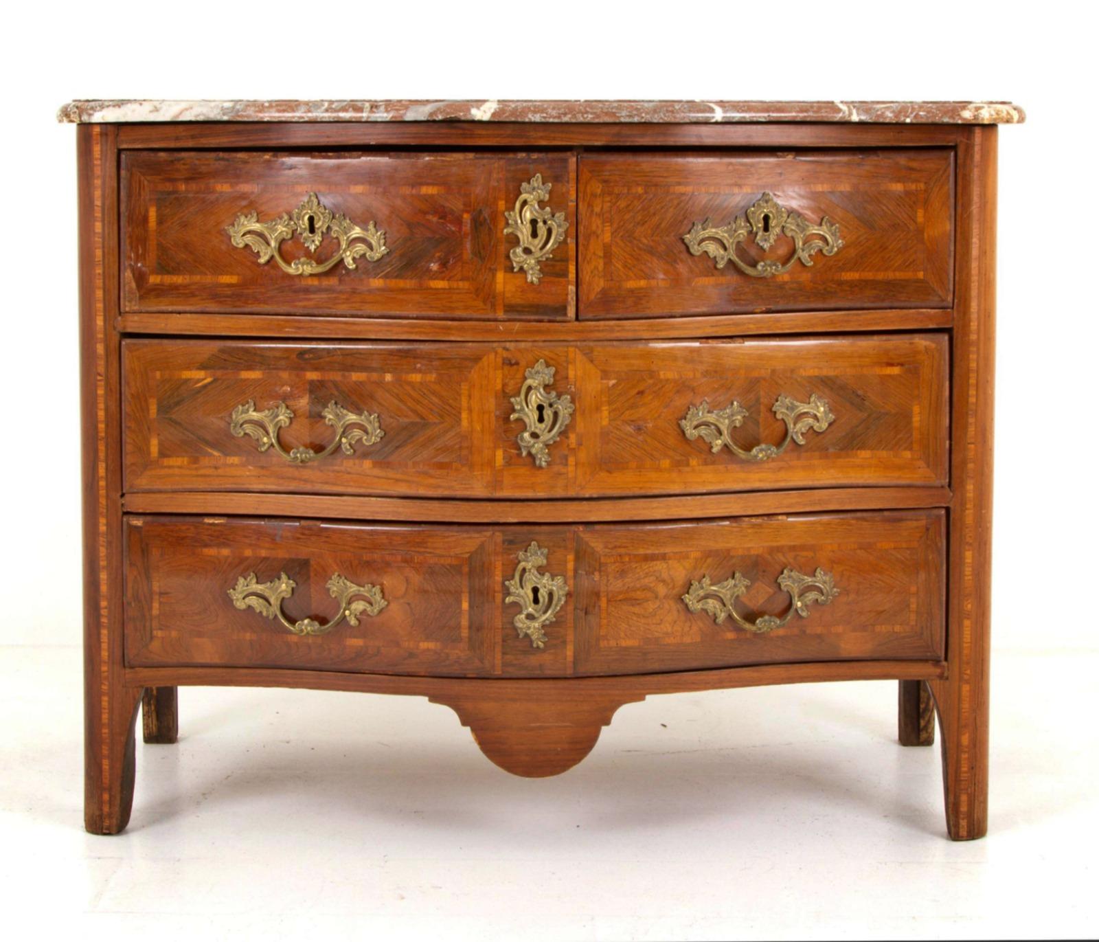 Baroque Beautiful French Dresser, 18th Century For Sale