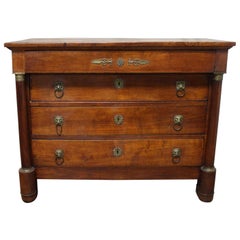 French Empire Period Walnut Chest