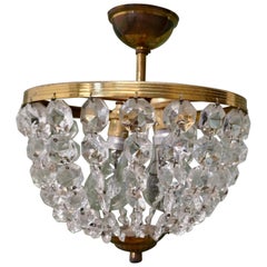 Beautiful French Empire Style Basket Chandelier