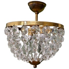Beautiful French Empire Style Basket Chandelier