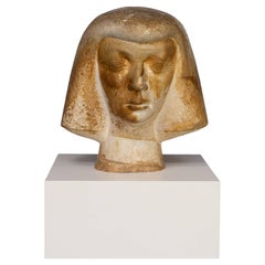 Beautiful French Head Sculpture by Aoussauti