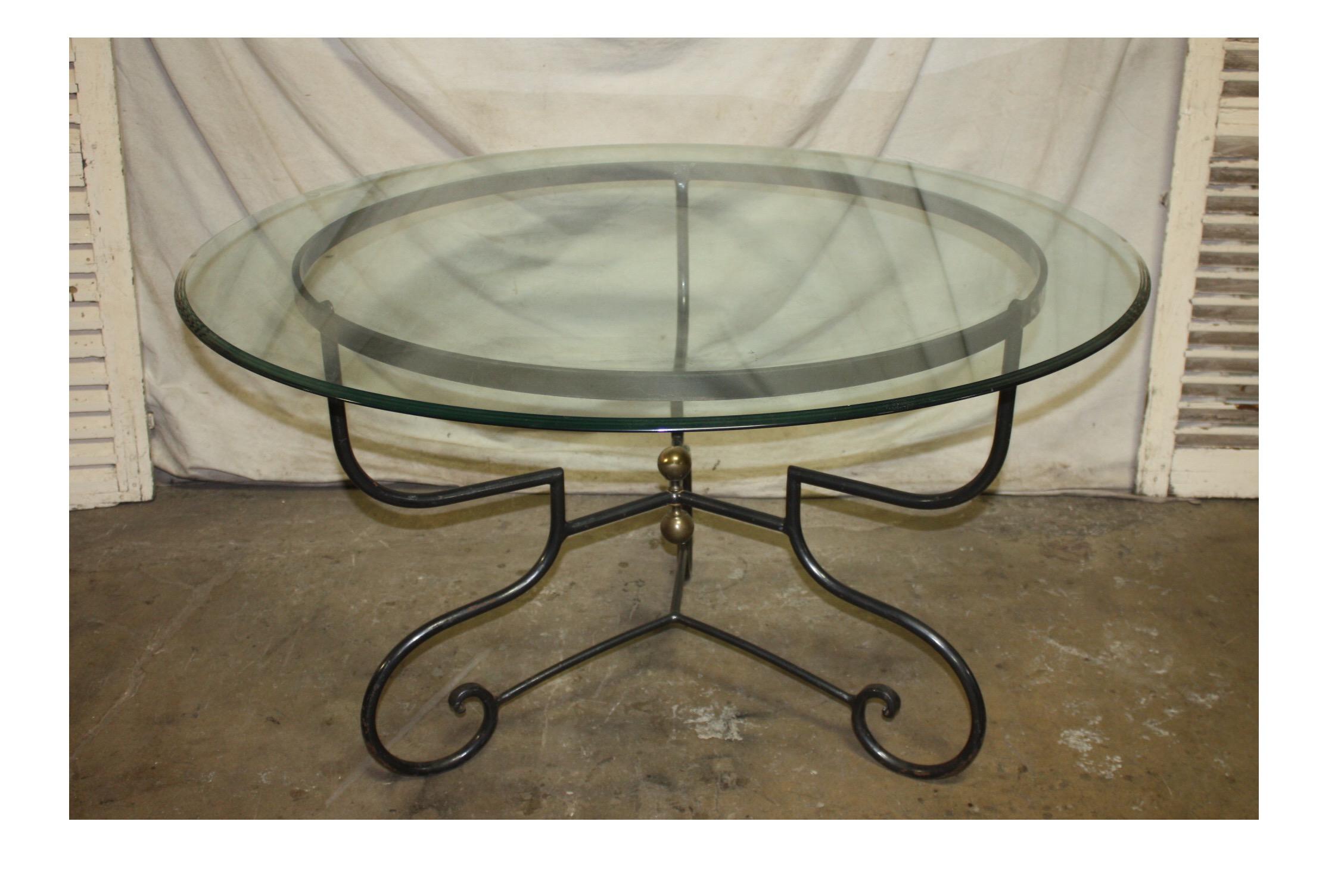 Beautiful French Iron Table 1