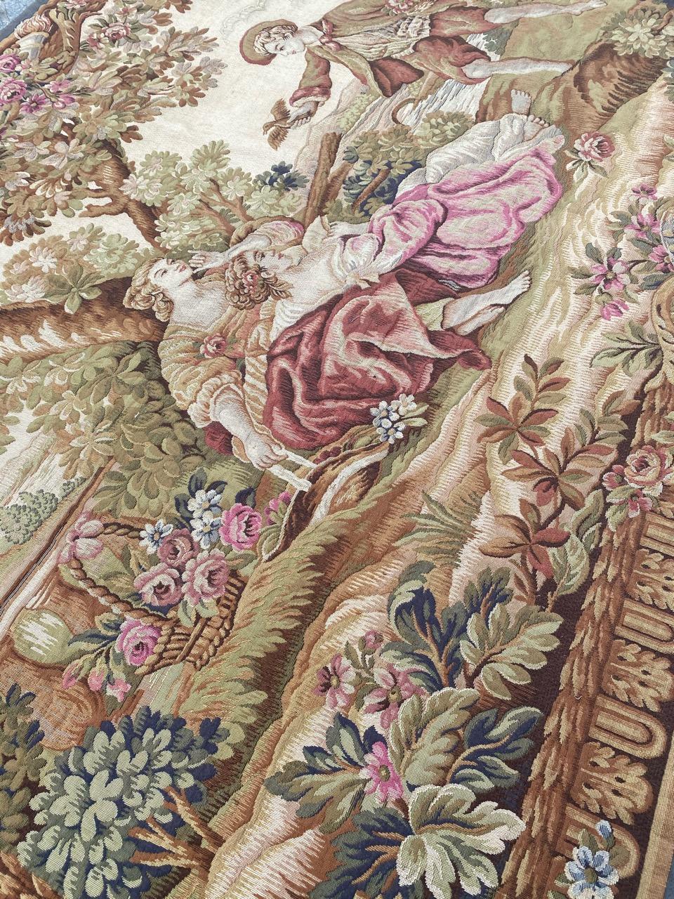 Beautiful French Jaquar Halluin Tapestry 