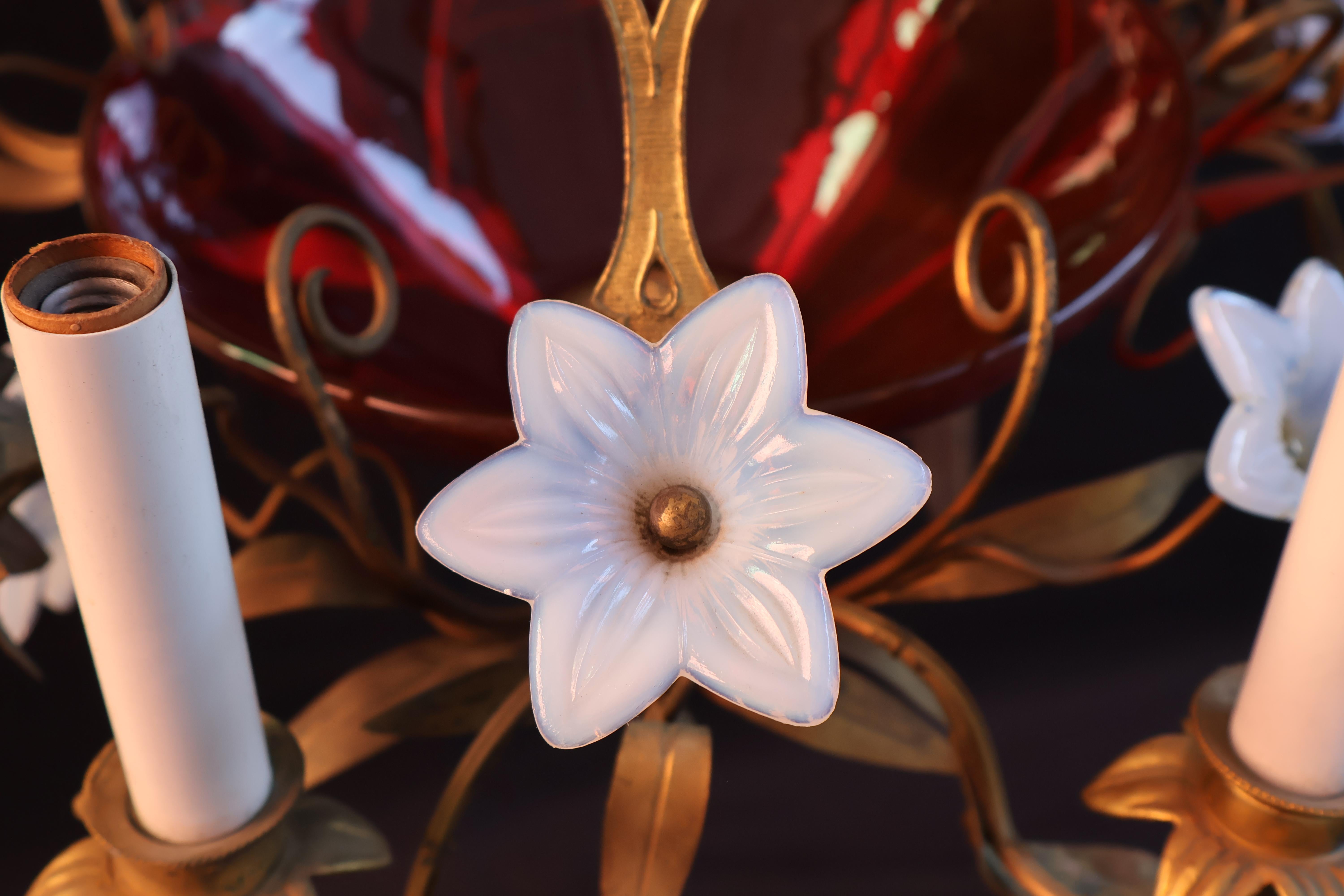 Preciosa lámpara de araña francesa de finales del siglo XIX en venta 6