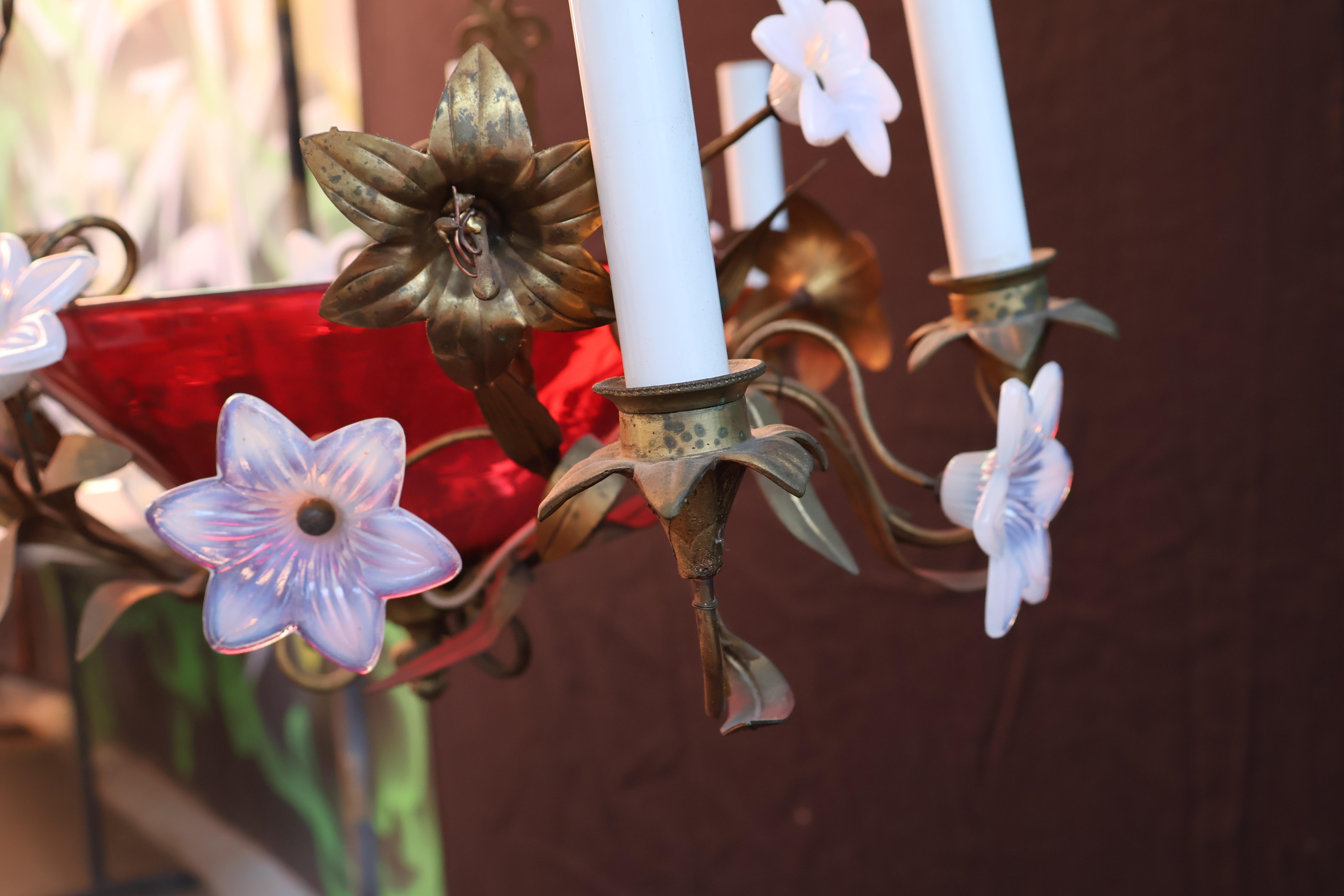 Preciosa lámpara de araña francesa de finales del siglo XIX en venta 3